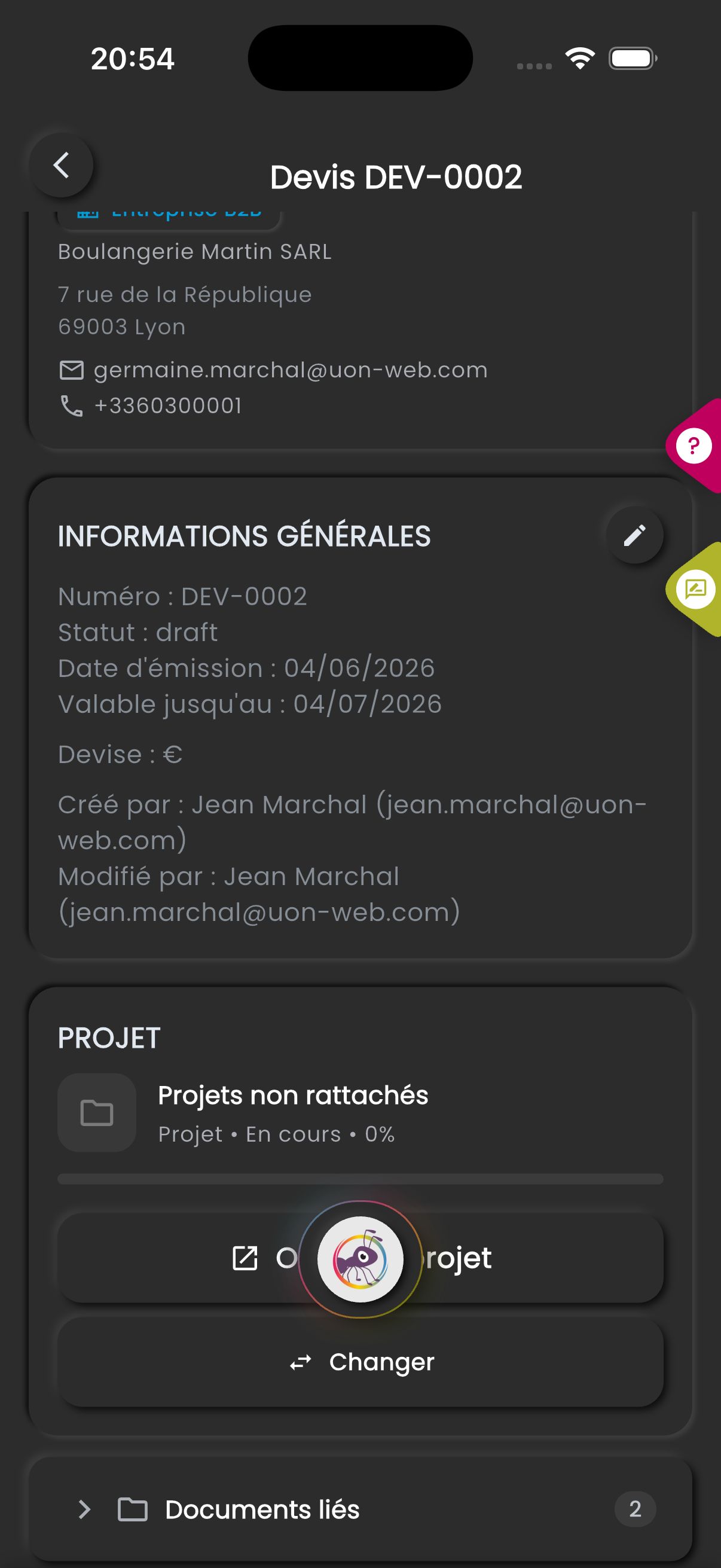 Informations générales