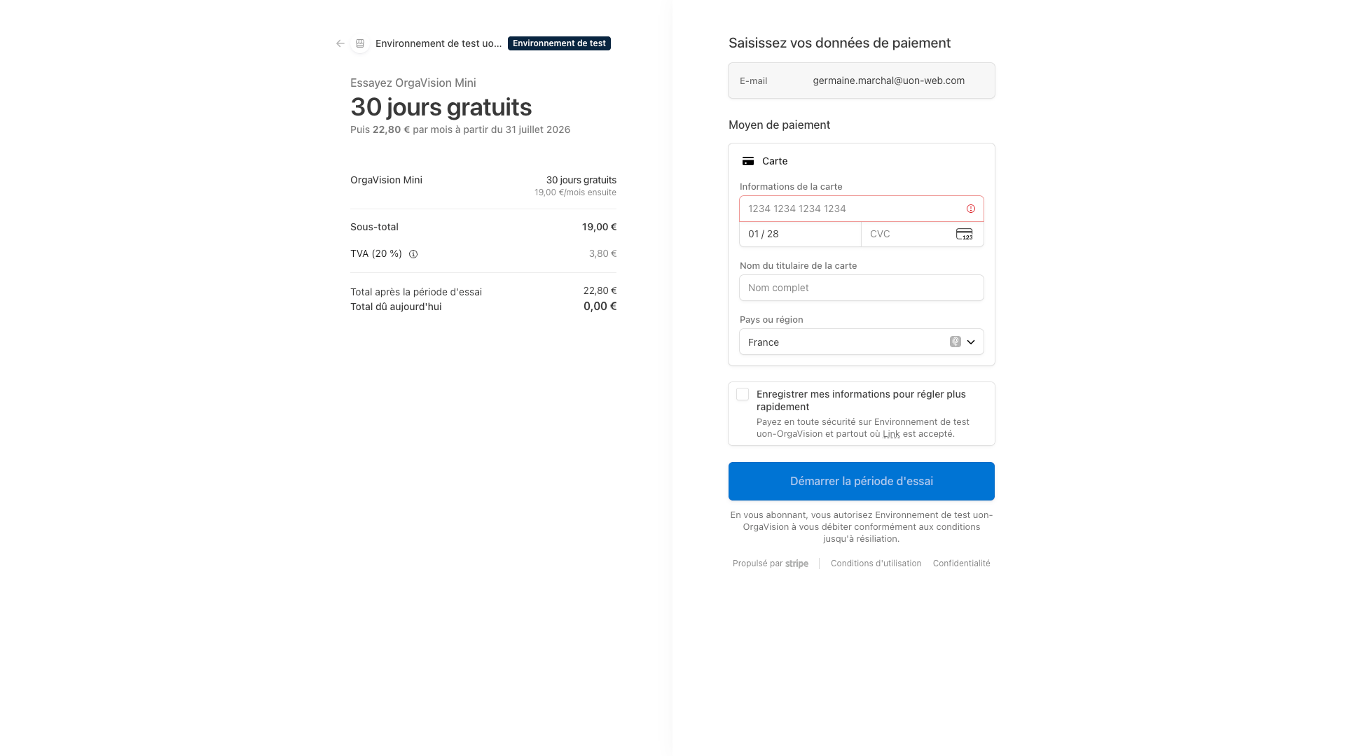 Le paiement sécurisé Stripe